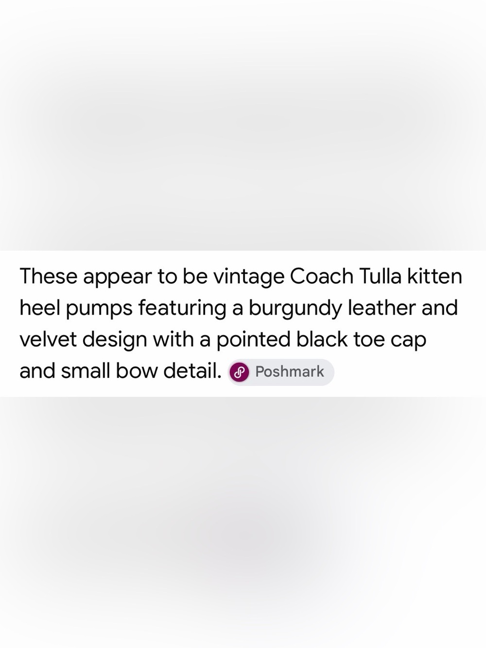 Vintage Coach tulla pointed toe heels - Picture 8 of 8